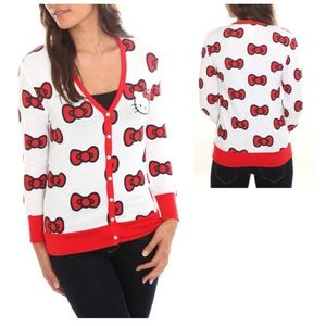 Sanrio Hello Kitty cream cardigan Size XXL